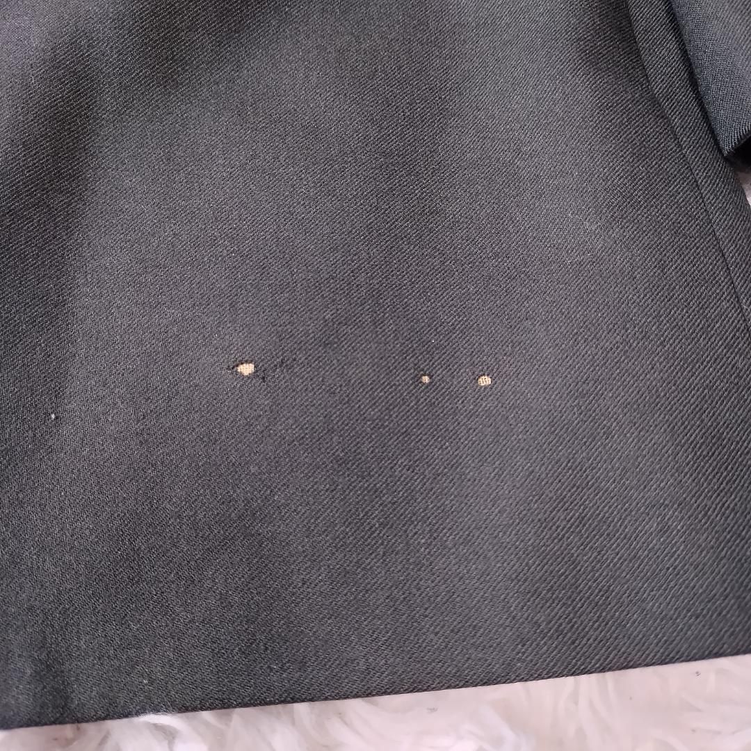 Burberrys 黒 ダブルブレストジャケット　BB体型　タスマニアウール Burberrys 黒 ダブルブレストジャケット BB体型 タスマニアウール