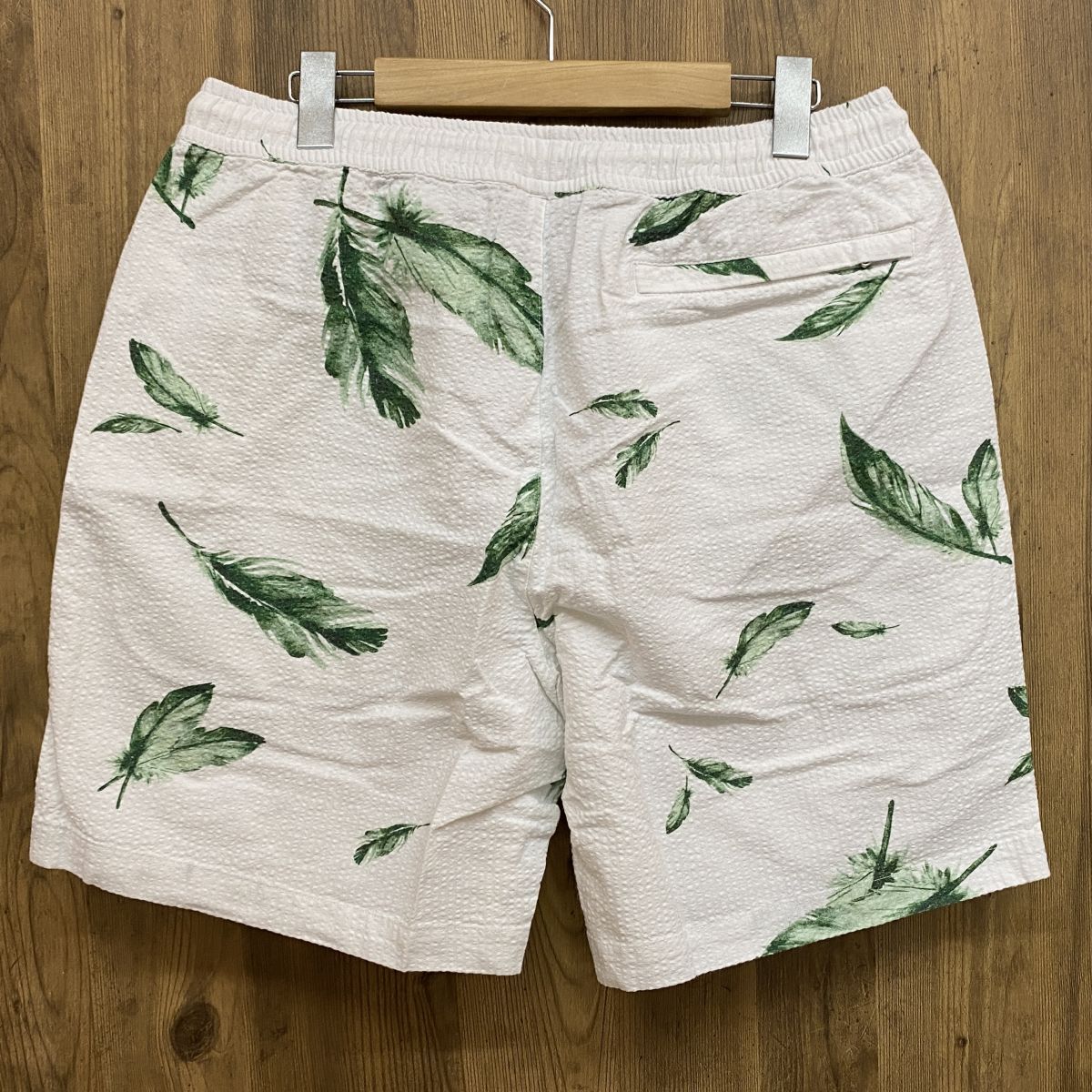 キス KITH Hardaway Seersucker Short ショートパンツ ボトムス コットン ホワイト サイズM メンズ