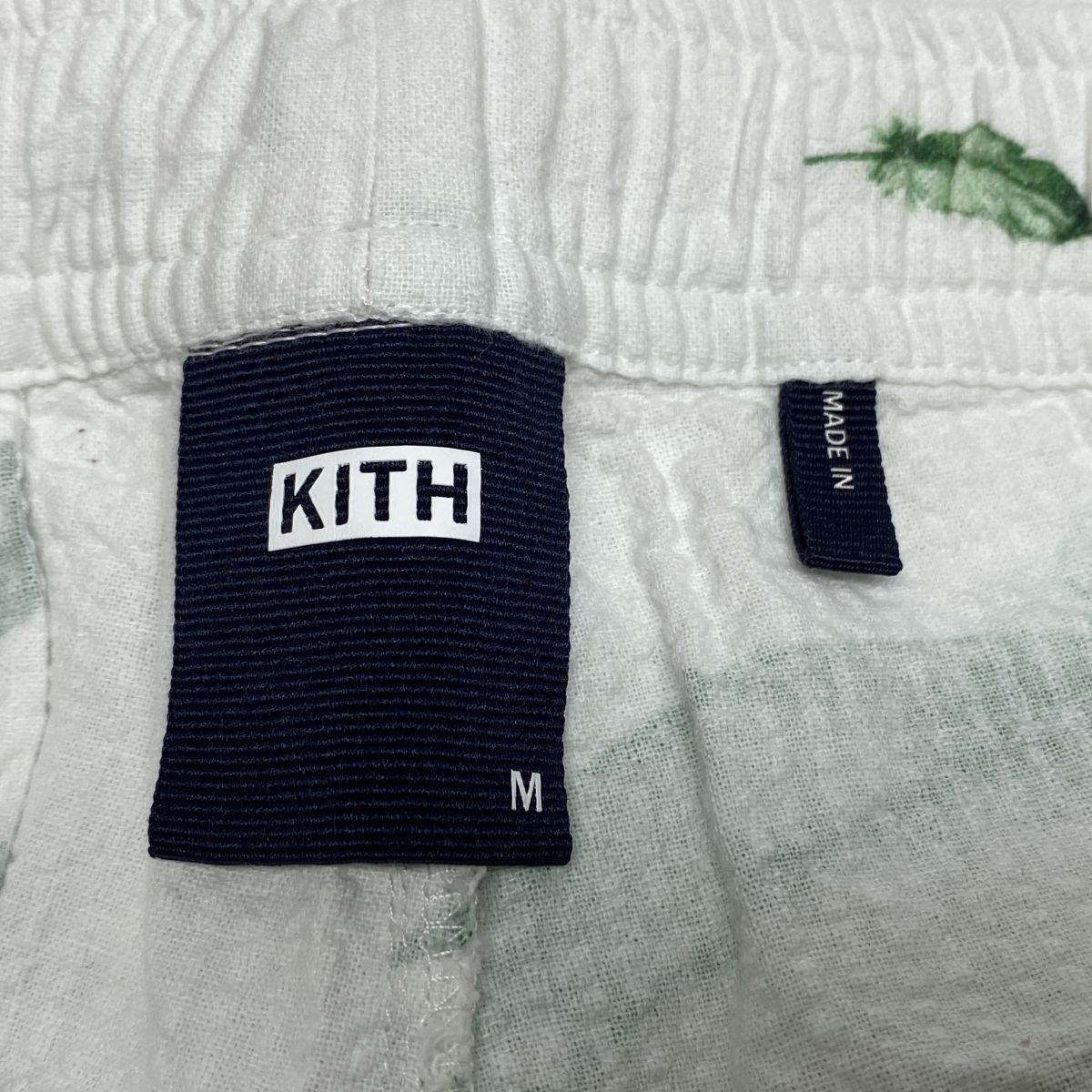  キス KITH Hardaway Seersucker Short ショートパンツ ボトムス コットン ホワイト サイズM メンズ ショートパンツ ハーフパンツ パンツ