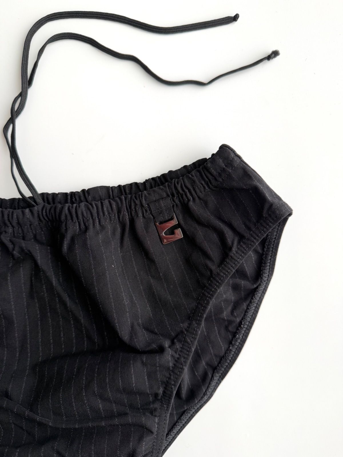 SS 1997 GUCCI BY TOM FOED MEN グッチ アーカイブ archive トムフォード期 1997年 アンダーウェア ストライプ 金具付き 90 s