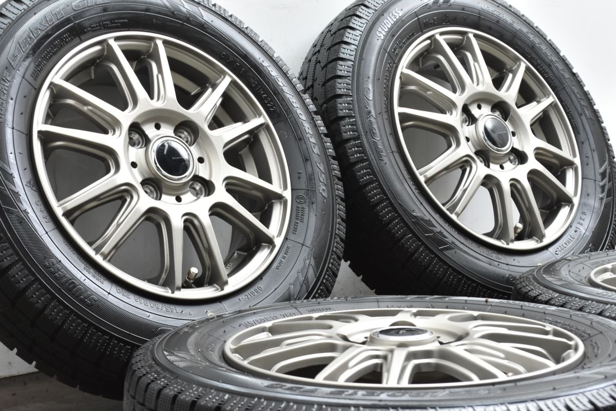 バリ溝 Vエモーション 13 in 4 00 B 43 PCD 100 トーヨー オブザーブガリット GIZ 2 145 80 R N BOX ONE WGN デイズ ワゴンR アルト