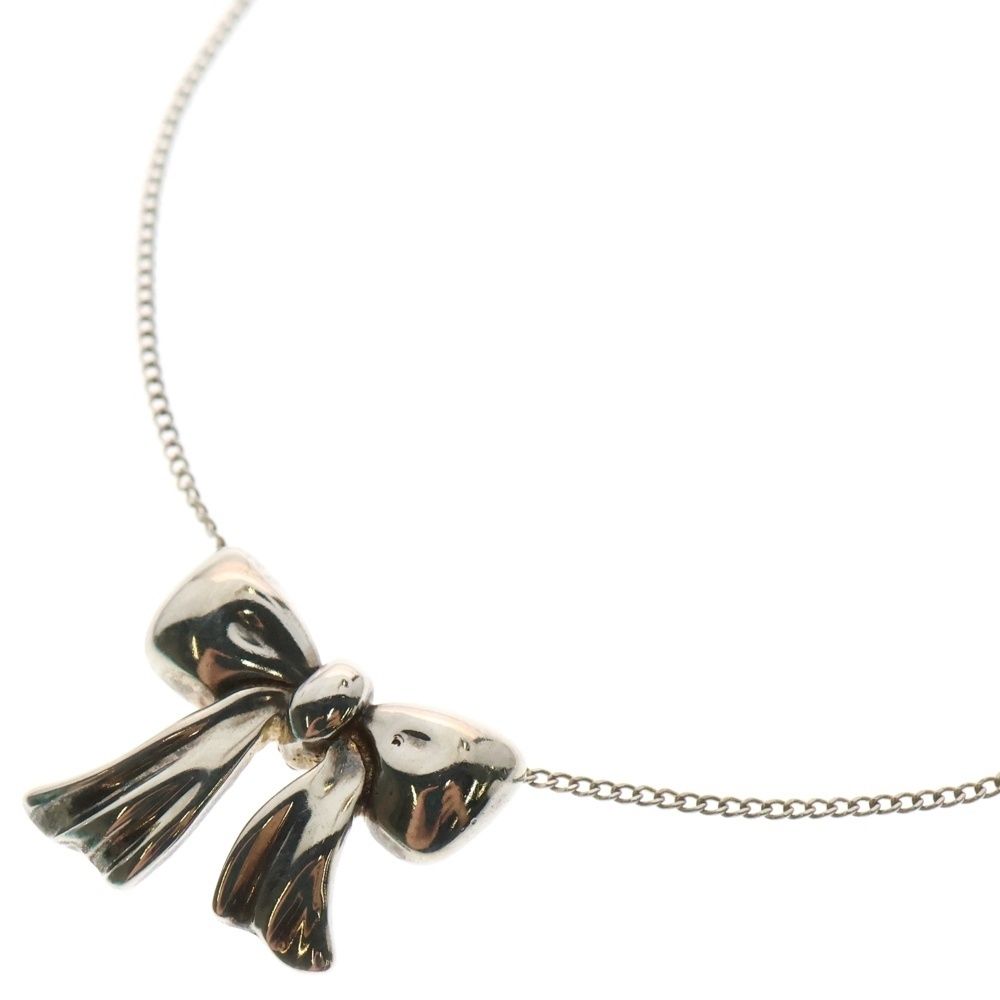 TIFFANY&Co (ティファニー) リボンモチーフ ネックレス ペンダント