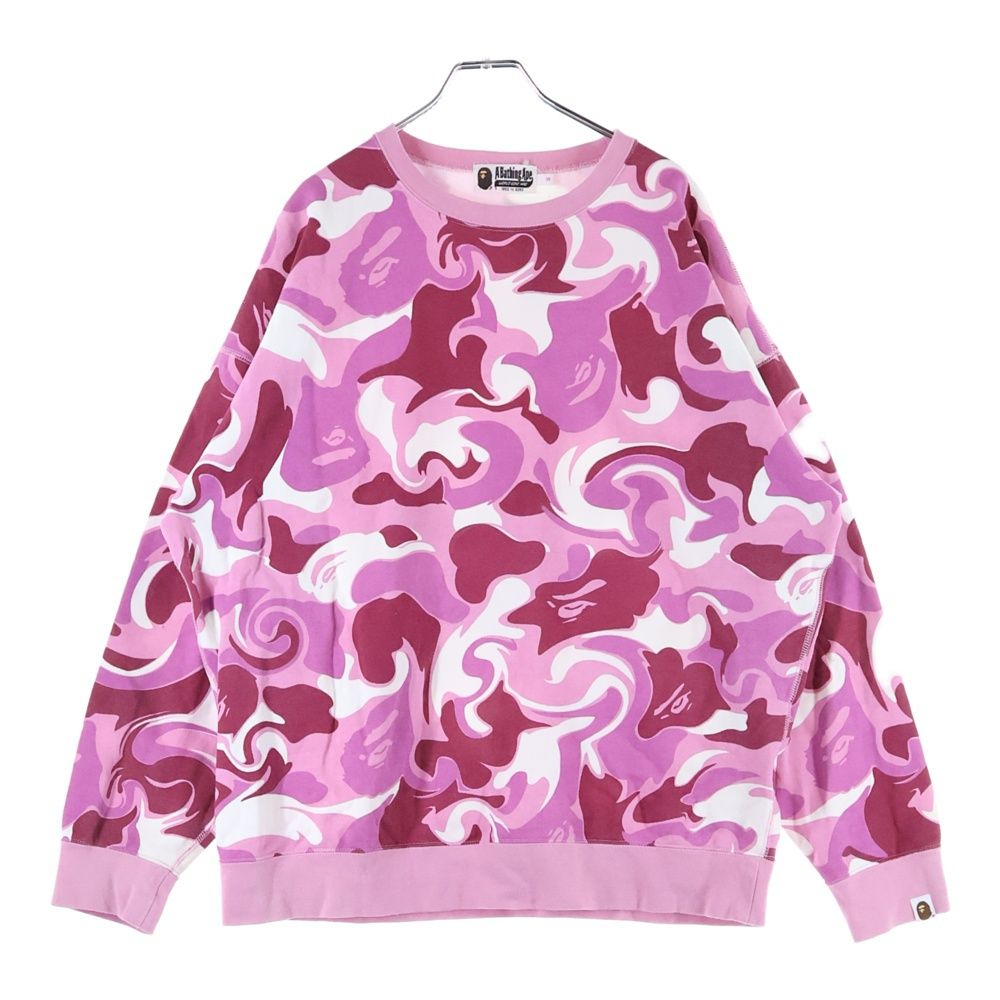 A BATHING APE (アベイシングエイプ) MARBLE CAMO CREWNECK SWEATSHIRT