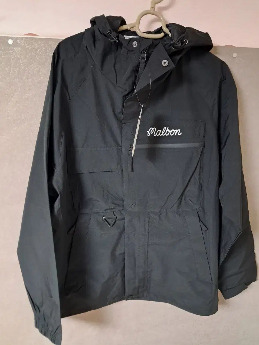 マルボンゴルフ ブラック フード ウィンドブレーカー ジャケット 105