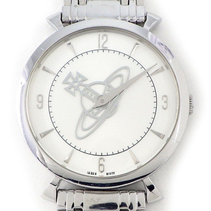 ヴィヴィアン ウエストウッド Vivienne Westwood 腕時計 オーブ クラシック VW-7043 ホワイト文字盤 SS クオーツアナログ