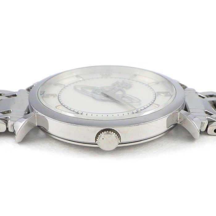 ヴィヴィアン ウエストウッド Vivienne Westwood 腕時計 オーブ クラシック VW-7043 ホワイト文字盤 SS クオーツアナログ