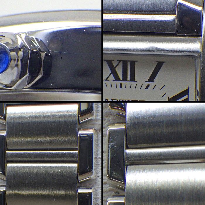 スクエア アイボリー文字盤