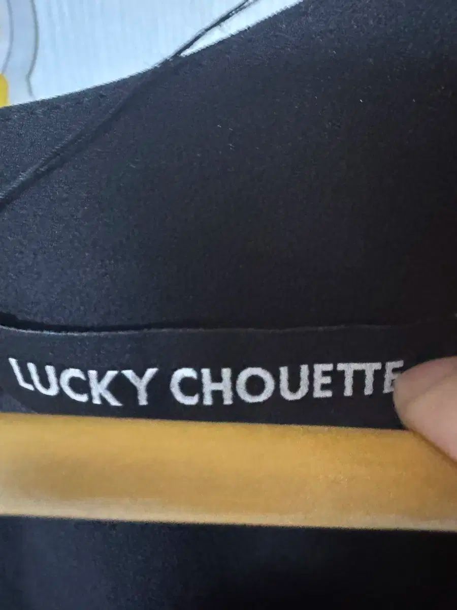 LUCKY CHOUETTE ラッキーシュエトゥ ブラック ネイビー プリーツ ベスト