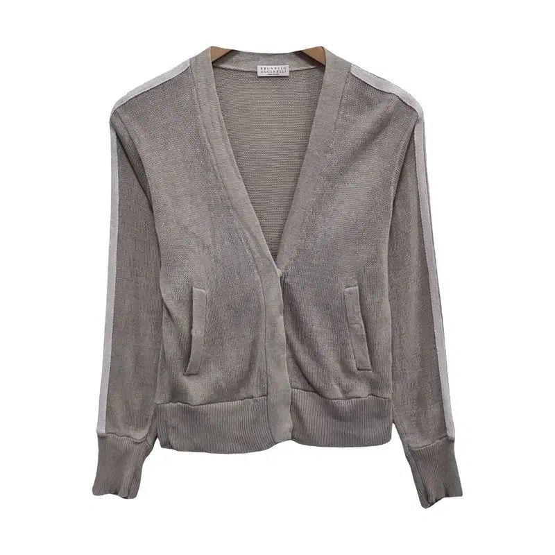 レディースM BRUNELLO CUCINELLI ブルネロクチネリ モニリ コットン カーディガン