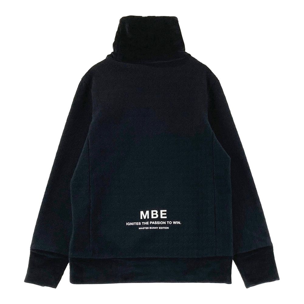 サイズ 0 MASTER BUNNY EDITION マスターバニーエディション モデル 起毛 タートルネックトレーナー ブラック系 240101542311 ゴルフウェア レディース ストスト