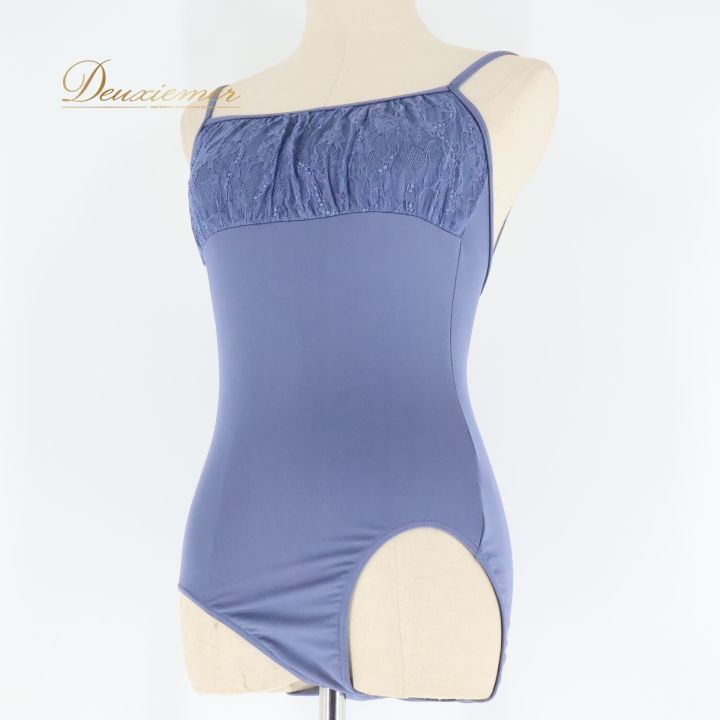 バレエ 衣装 セット レオタード スカート レディース 大人 レッスン 練習着 インナー 巻きスカート 紫 紺 ピンク シルビア M レオタードセット ダンスウェア バレエ用品 スポーツウェア 社交ダンス 大人女性用 コスチューム Mサイズ