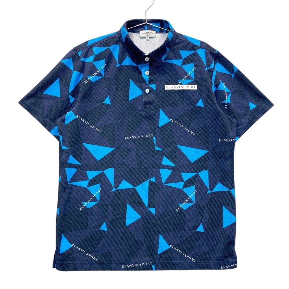 サイズ：40 LANVIN SPORT ランバン スポール 半袖ポロシャツ 総柄