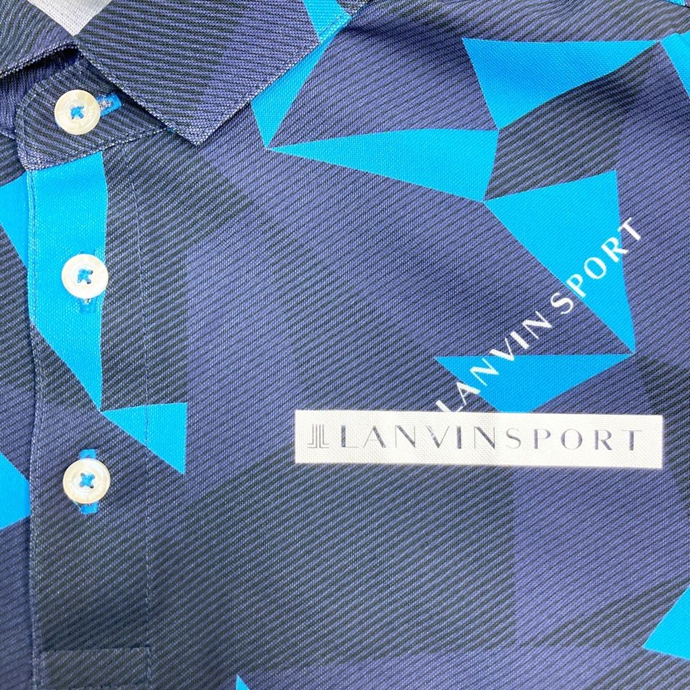 サイズ：40 LANVIN SPORT ランバン スポール 半袖ポロシャツ 総柄