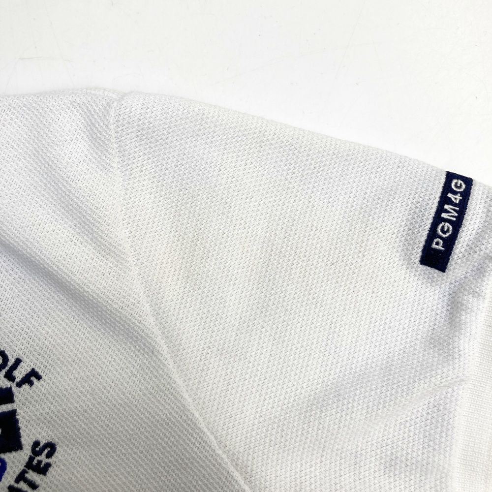 サイズ：0 PEARLY GATES パーリーゲイツ 半袖ポロシャツ ホワイト系