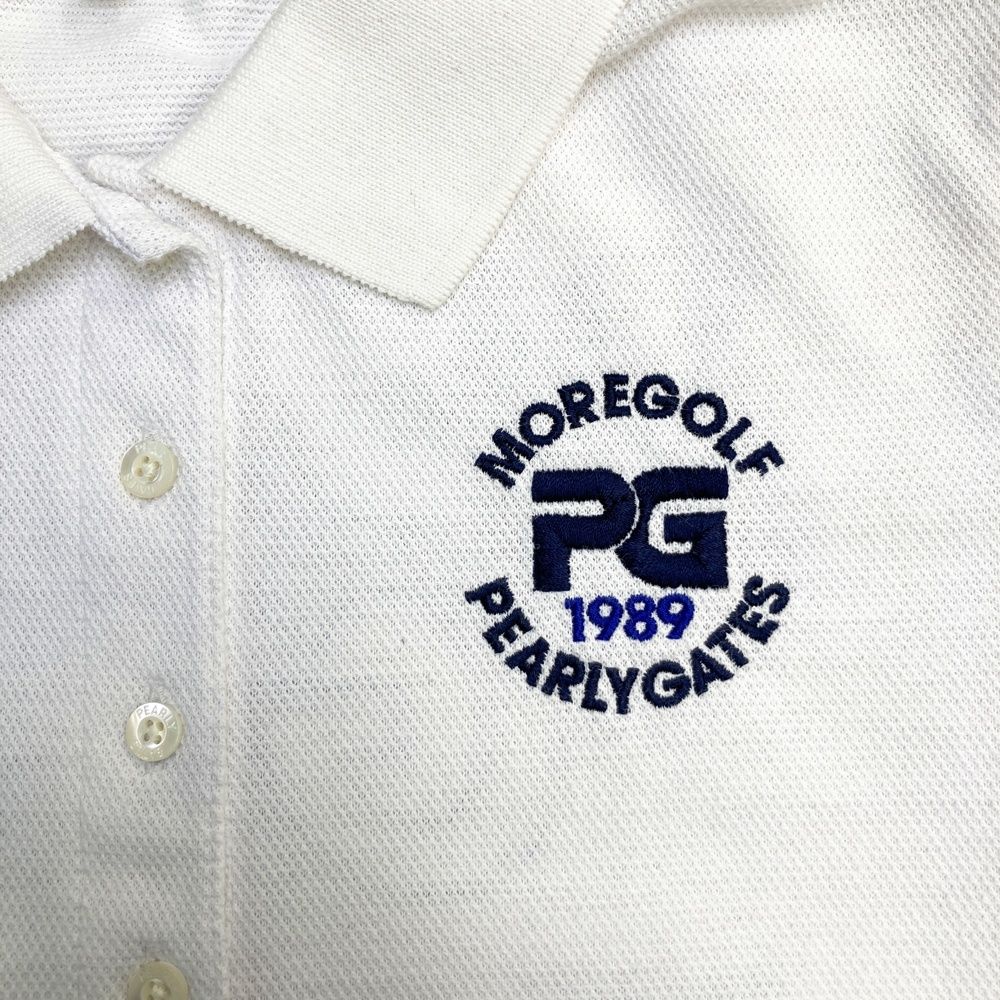 サイズ：0 PEARLY GATES パーリーゲイツ 半袖ポロシャツ ホワイト系