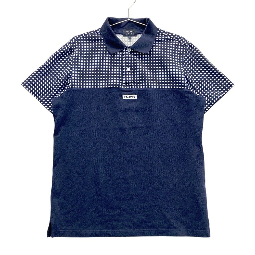 PEARLY GATES ゴルフ ポロシャツ サイズ5 ネイビー 美品☆パーリーゲイツ ゴルフ 半袖ポロシャツ ネイビー サイズ5 - メルカリ