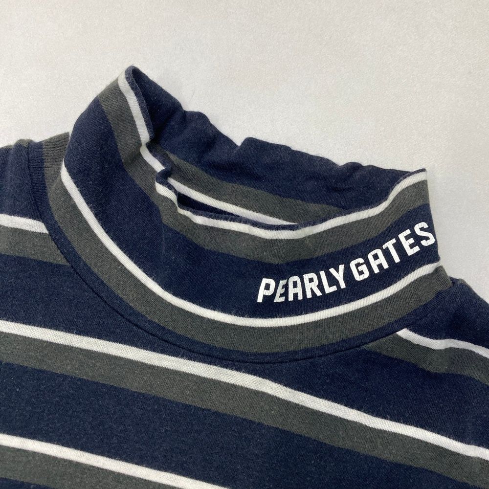 サイズ：5 PEARLY GATES パーリーゲイツ ハイネック 長袖Tシャツ