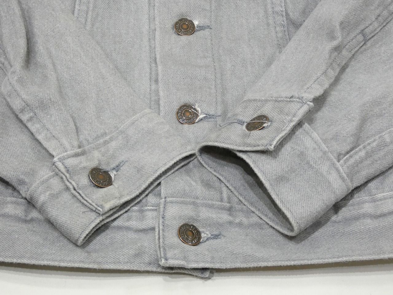 USA製 80s ビンテージ Levi's リーバイス 70506 0257 先染め グレー