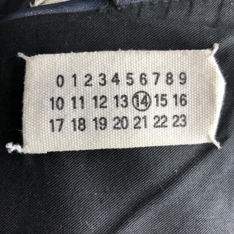 MARTIN MARGIELA 八の字 ライダースジャケット 44 ネイビー メゾンマルジェラ 10 KANDAIZUMI_COM