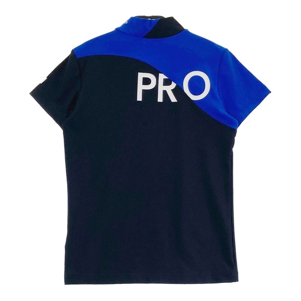 サイズ 0 PEARLY GATES パーリーゲイツ モデル ハイネック 半袖Tシャツ ネイビー系 240101473420 ゴルフウェア レディース ストスト