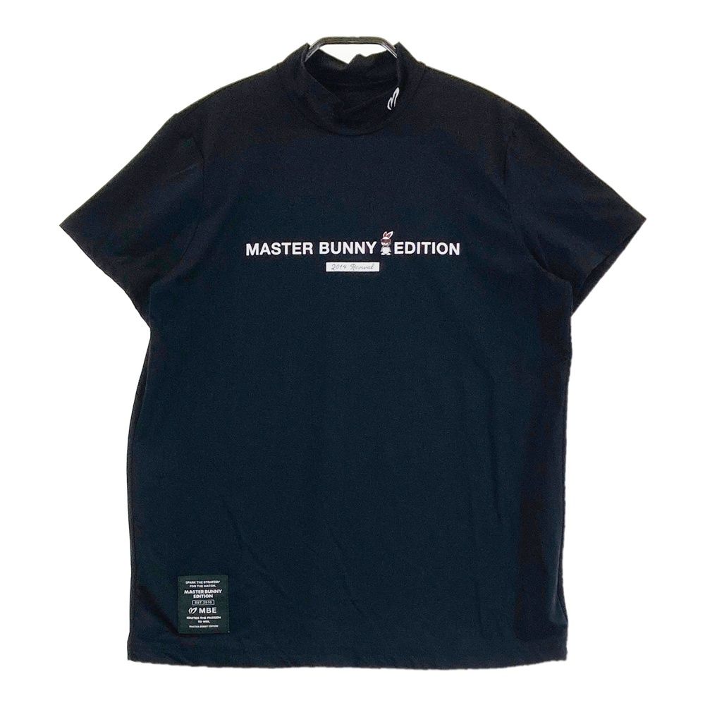 サイズ 2 MASTER BUNNY EDITION マスターバニーエディション モデル ハイネック 半袖Tシャツ ウサギ ブラック系 240101474003 ゴルフウェア レディース ストスト