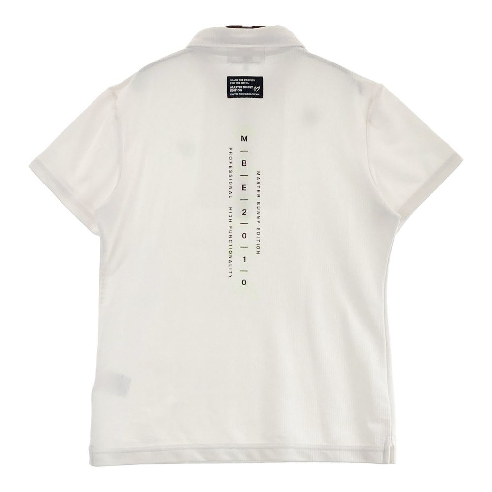 サイズ 2 MASTER BUNNY EDITION マスターバニーエディション モデル 半袖ポロシャツ ホワイト系 240101475810 ゴルフウェア レディース ストスト