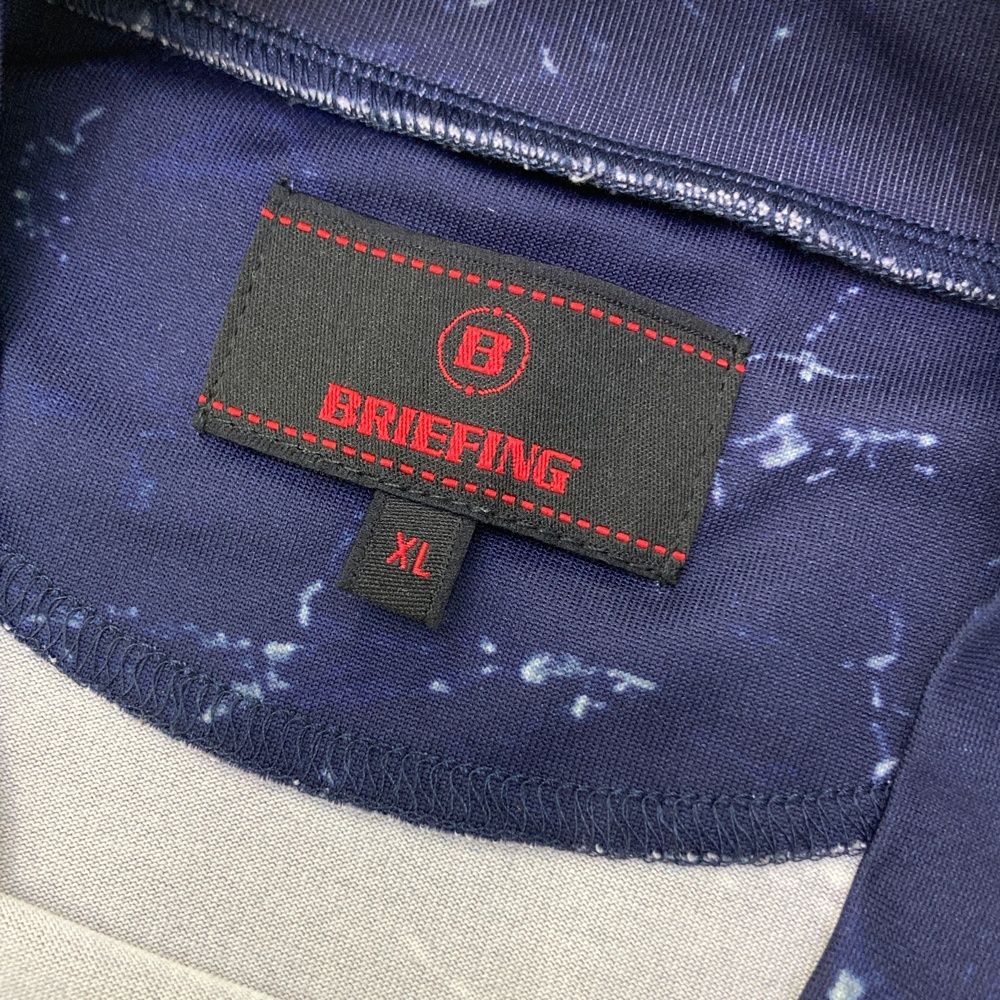 サイズ XL BRIEFING GOLF ブリーフィング 半袖モックネックTシャツ ネイビー系 240101476319 ゴルフウェア メンズ ストスト LLC-HASEGAWATOSO_COM