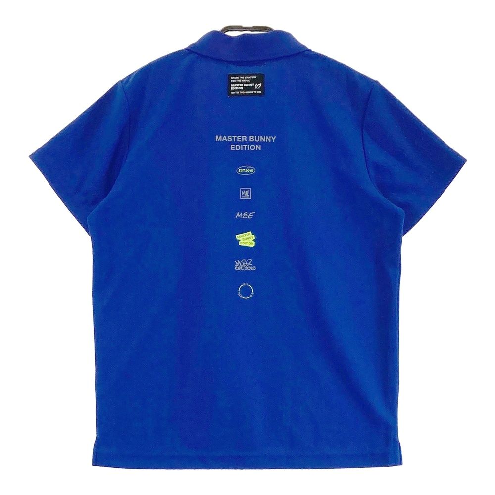 サイズ 1 MASTER BUNNY EDITION マスターバニーエディション モデル 半袖ポロシャツ ブルー系 240101478219 ゴルフウェア レディース ストスト