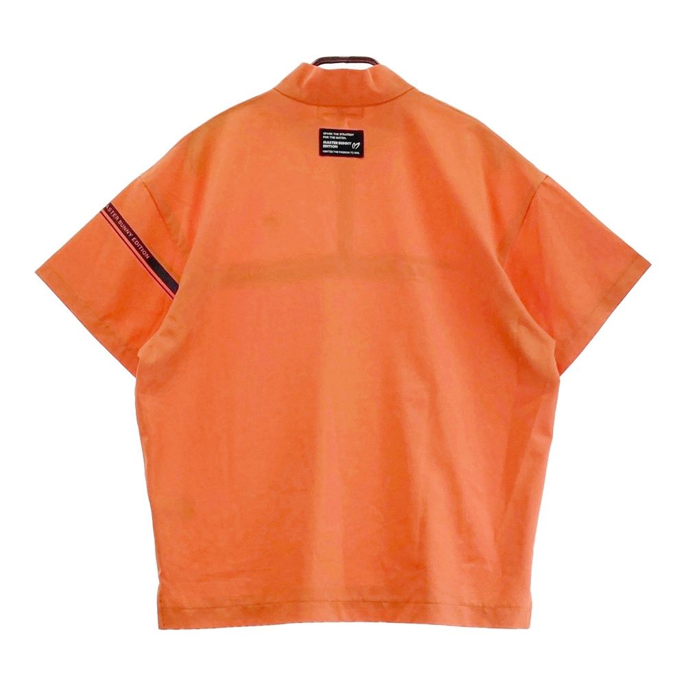 サイズ 1 MASTER BUNNY EDITION マスターバニーエディション モデル ハーフジップ 半袖Tシャツ オレンジ系 240101486214 ゴルフウェア レディース ストスト