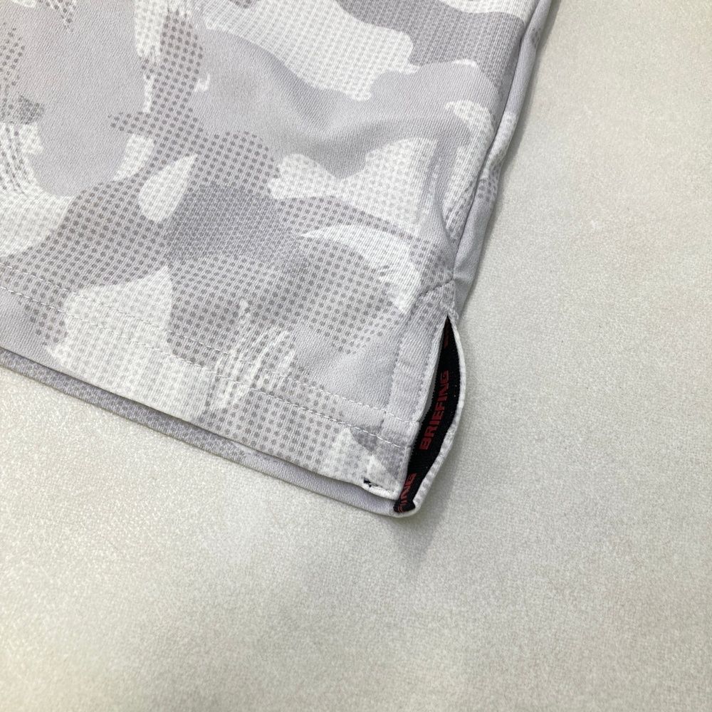 モックネック半袖Tシャツ カモフラ柄