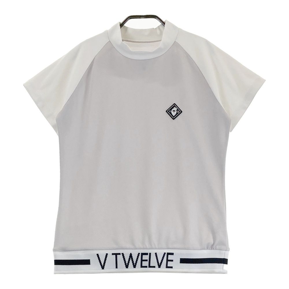 サイズ 1 V12 ヴィトゥエルヴ モデル ハイネック 半袖Tシャツ グレー系 240101489675 ゴルフウェア レディース ストスト