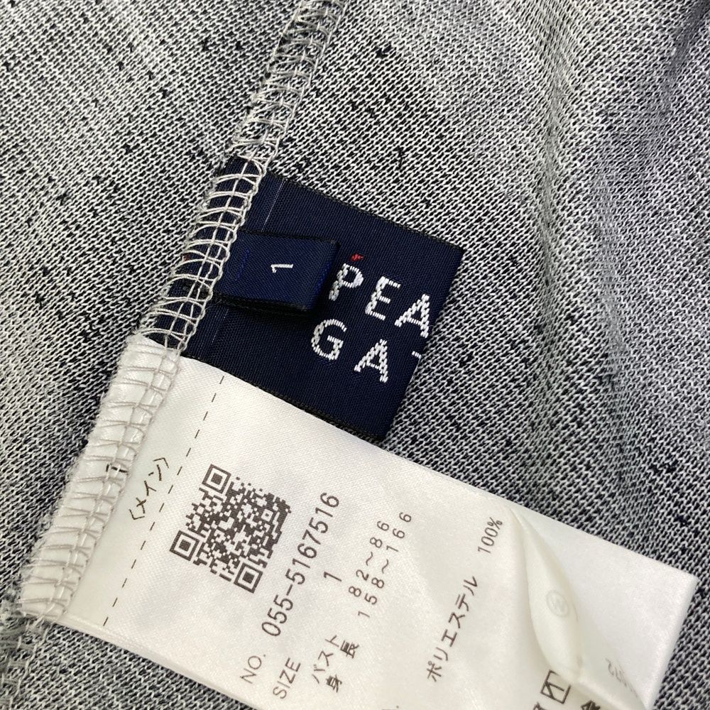 サイズ 1 PEARLY GATES パーリーゲイツ モデル ハイネック 半袖Tシャツ パイル ボーダー柄 グレー系 240101497866 ゴルフウェア レディース ストスト LLC-HASEGAWATOSO_COM