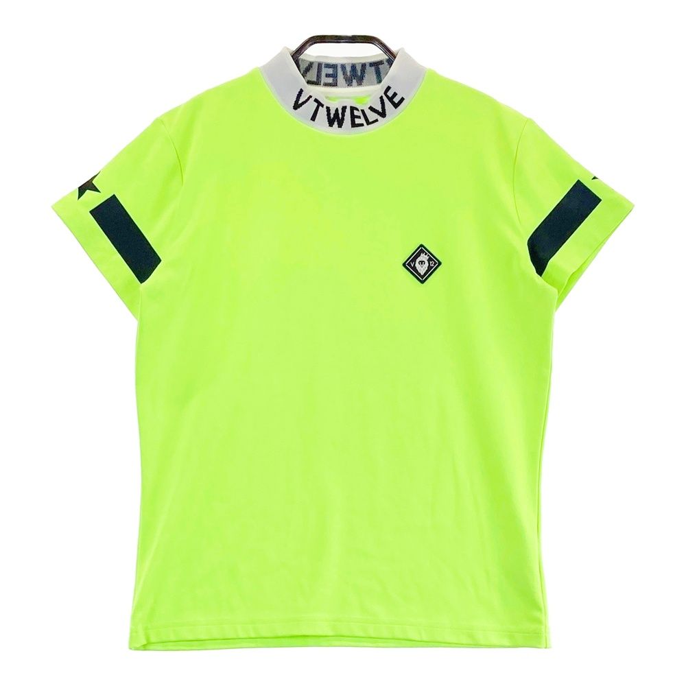 サイズ 1 V12 ヴィトゥエルヴ モデル ハイネック 半袖Tシャツ イエロー系 240101498077 ゴルフウェア レディース ストスト