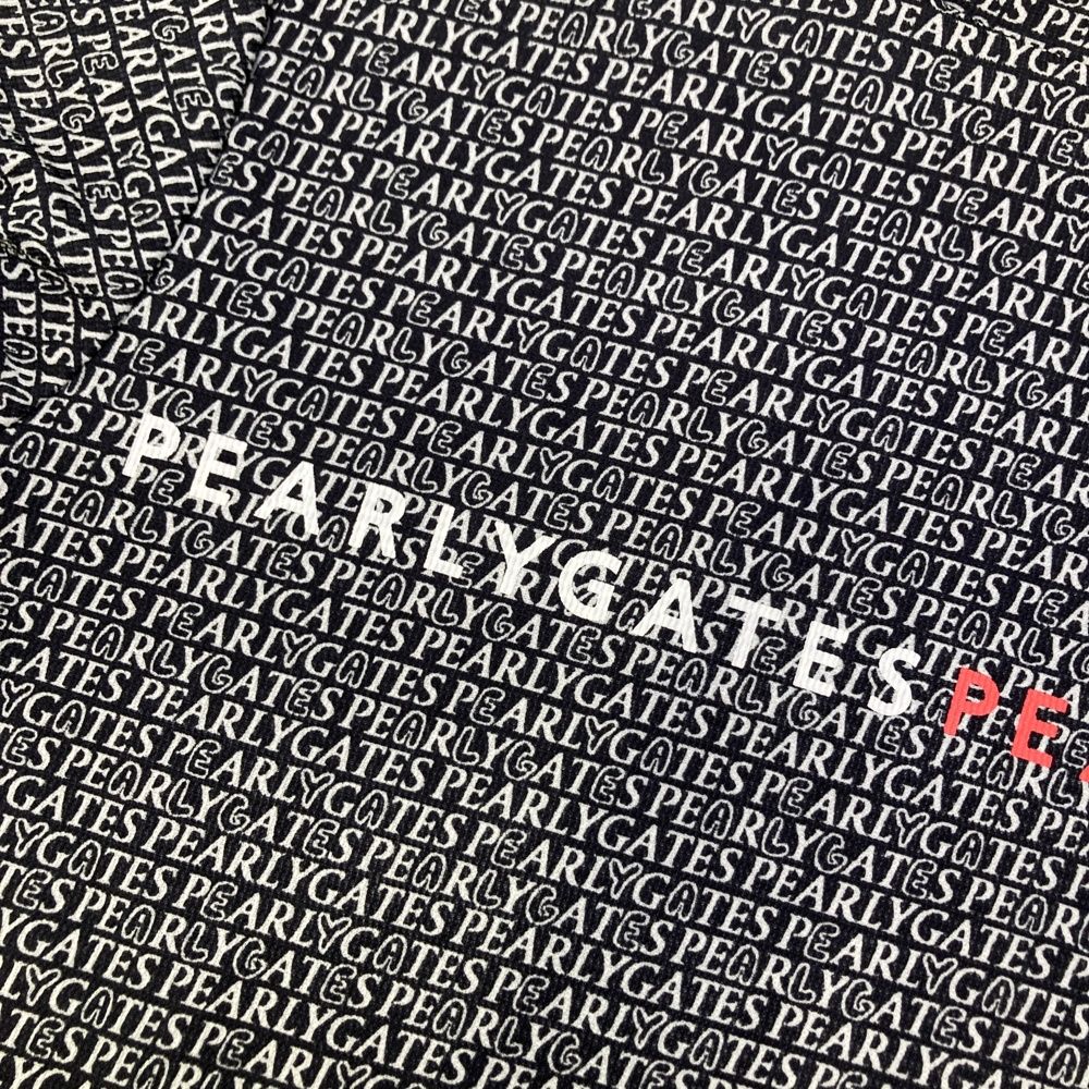 サイズ 2 PEARLY GATES パーリーゲイツ モデル ハイネック 半袖Tシャツ ロゴ総柄 ブラック系 240101498153 ゴルフウェア レディース ストスト LLC-HASEGAWATOSO_COM