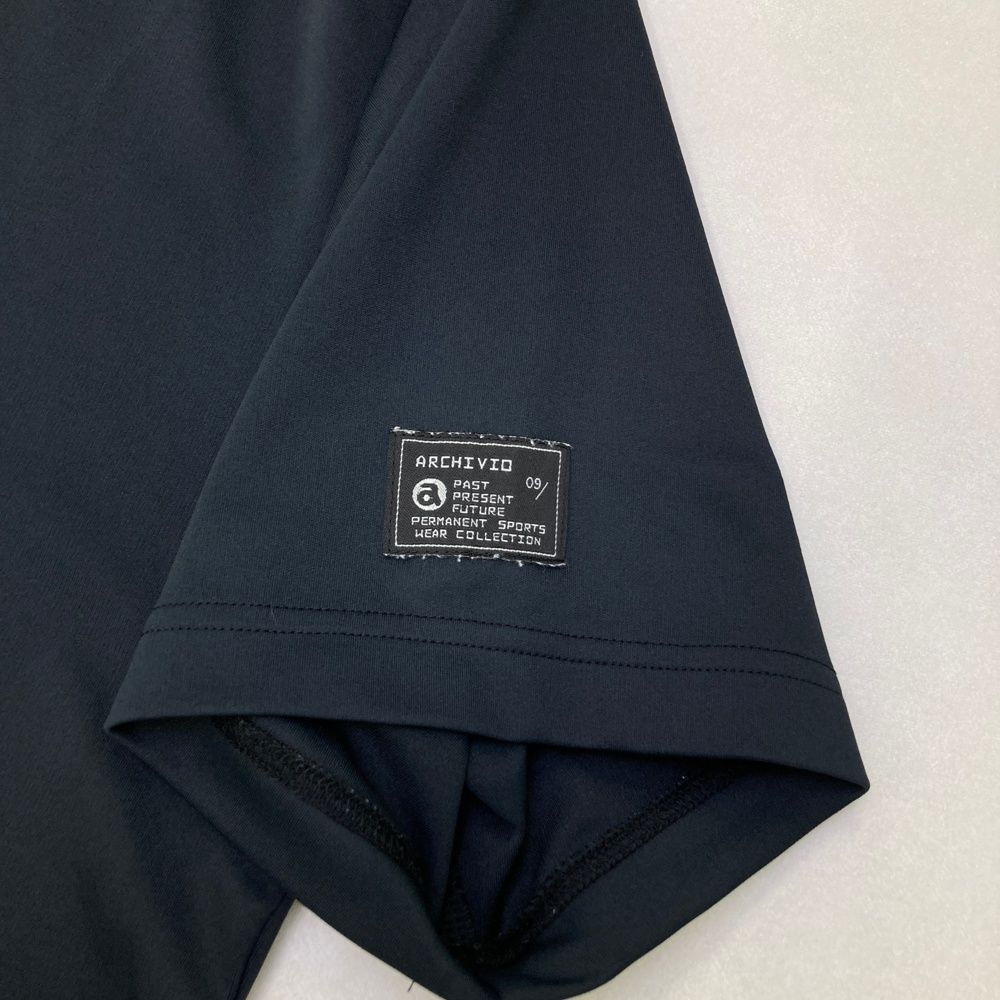 サイズ 50 ARCHIVIO アルチビオ A329822 モデル ハイネック 半袖Tシャツ ロゴ刺繍 ブラック系 240101501985 ゴルフウェア メンズ ストスト LLC-HASEGAWATOSO_COM