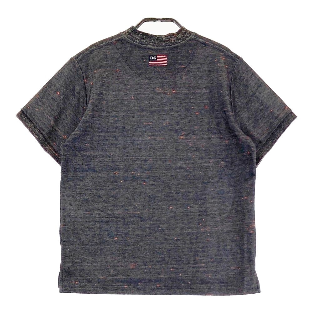 サイズ M BRIEFING GOLF ブリーフィング × mocT モデル モックネック 半袖Tシャツ グレー系 240101504509 ゴルフウェア レディース ストスト