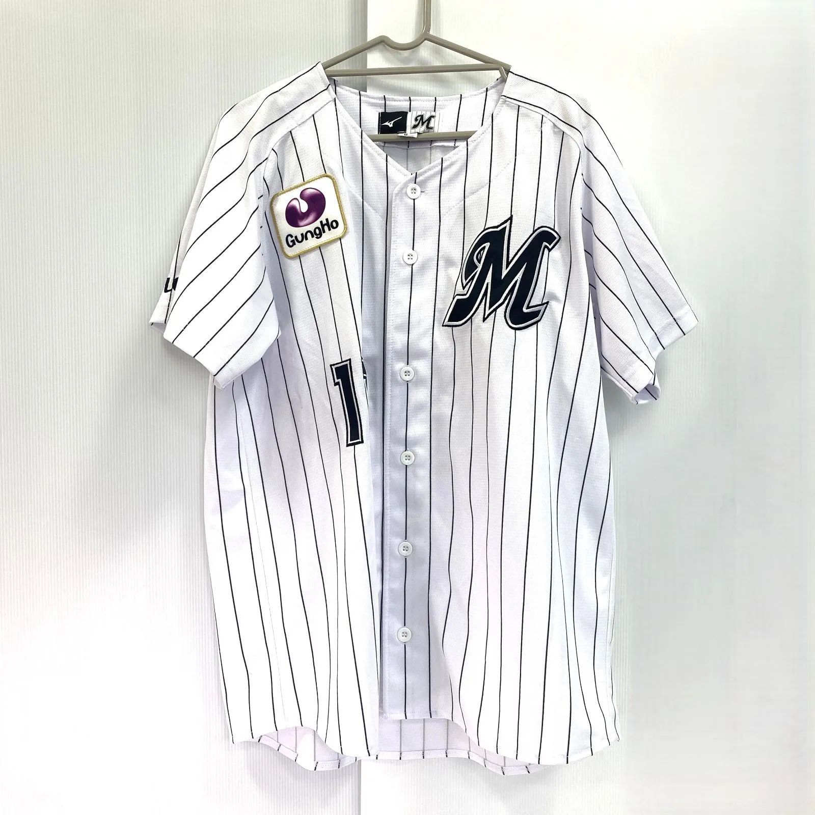 中古品】千葉ロッテマリーンズ 佐々木朗希 ユニフォーム Mサイズ 野球