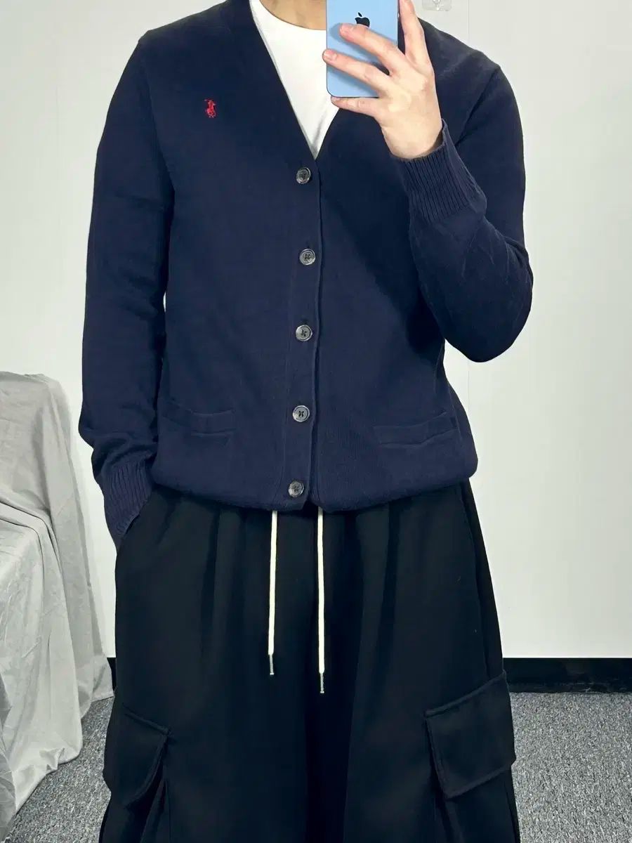 ポロ ラルフローレン レッドポニー ネイビー カーディガン