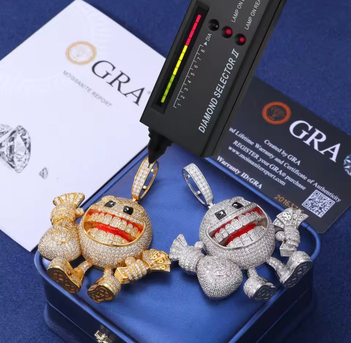 成功を掴む象徴】モアサナイト ネックレストップ Moneyトップ S925