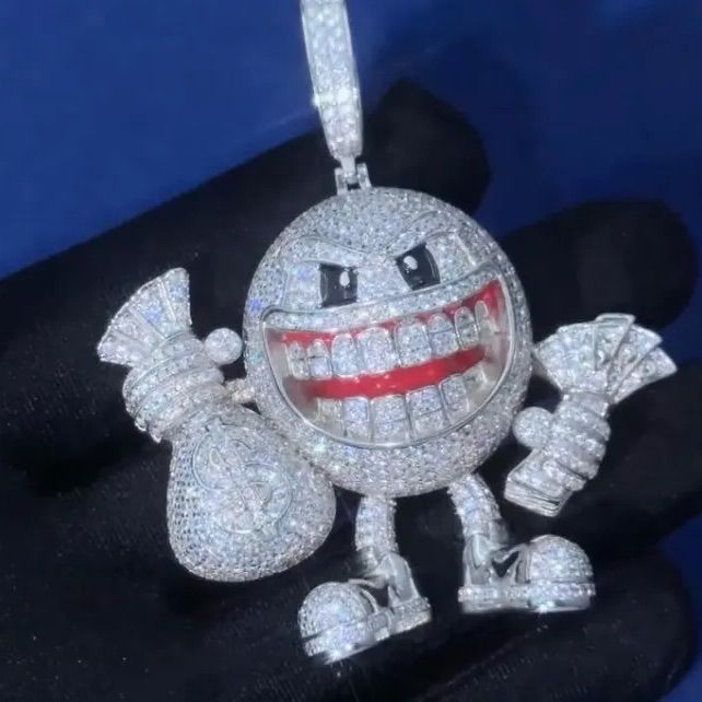 成功を掴む象徴】モアサナイト ネックレストップ Moneyトップ S925