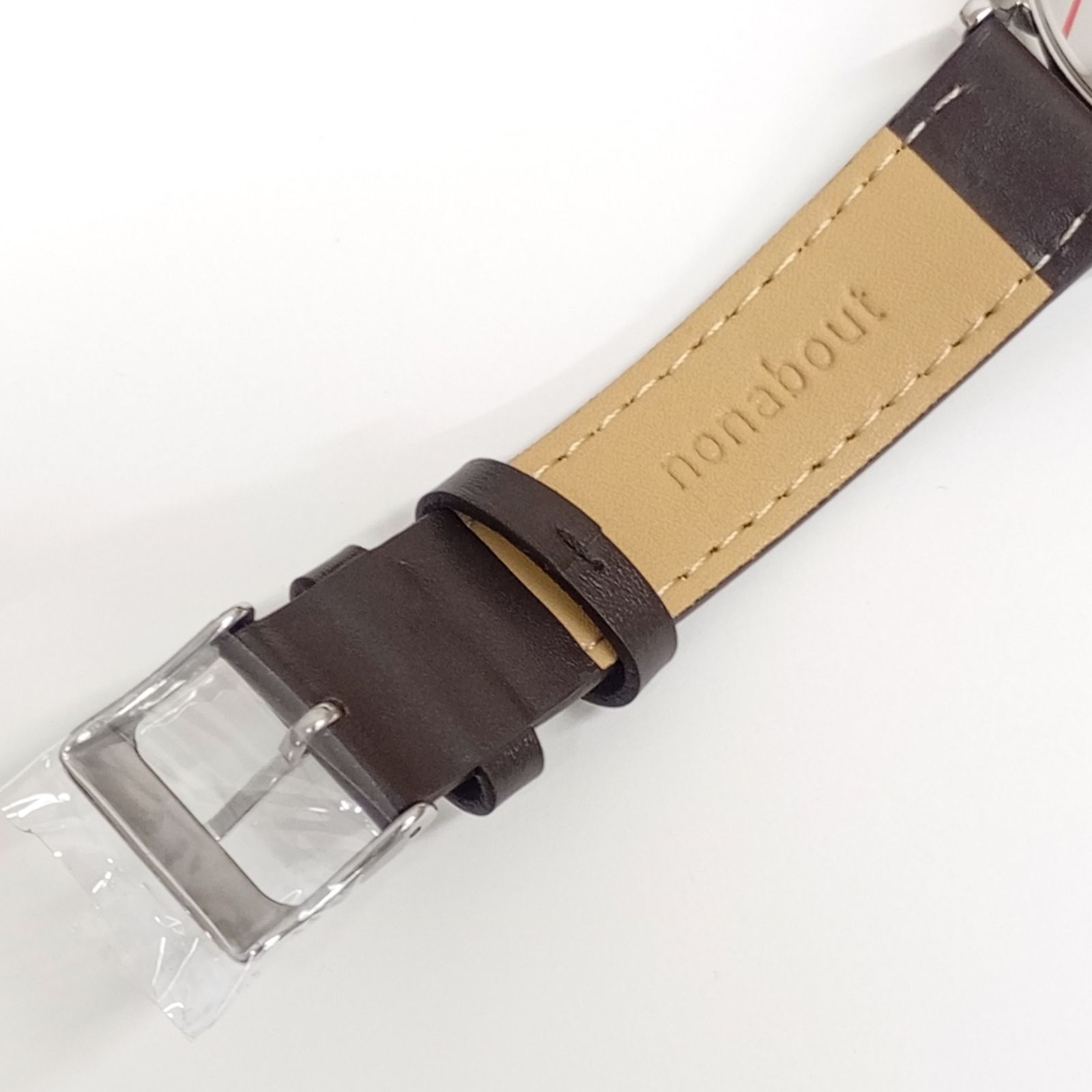  nonabout NA 102 スモールセコンド クオーツ 時計 メンズ 腕時計 クォーツ QUARTZ レザー JA 25200 腕時計(クォーツ) 腕時計(アナログ)