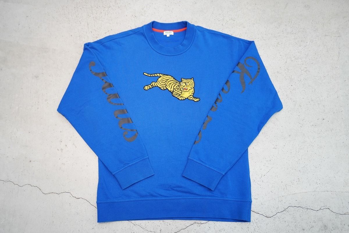 KENZO ケンゾー tiger embroidered sweatshirt ジャンピング タイガー