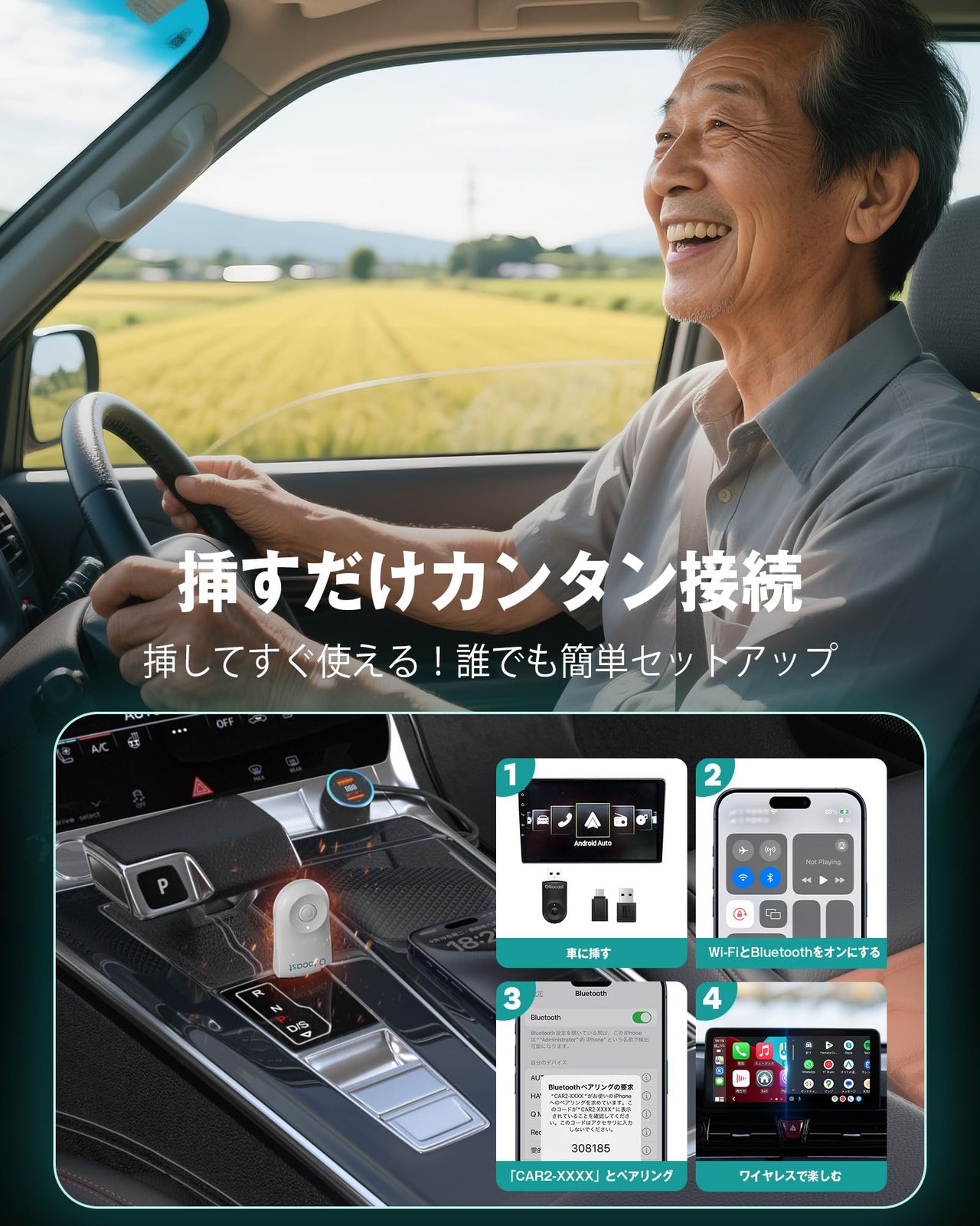 ワイヤレス化アダプター ミニサイズ