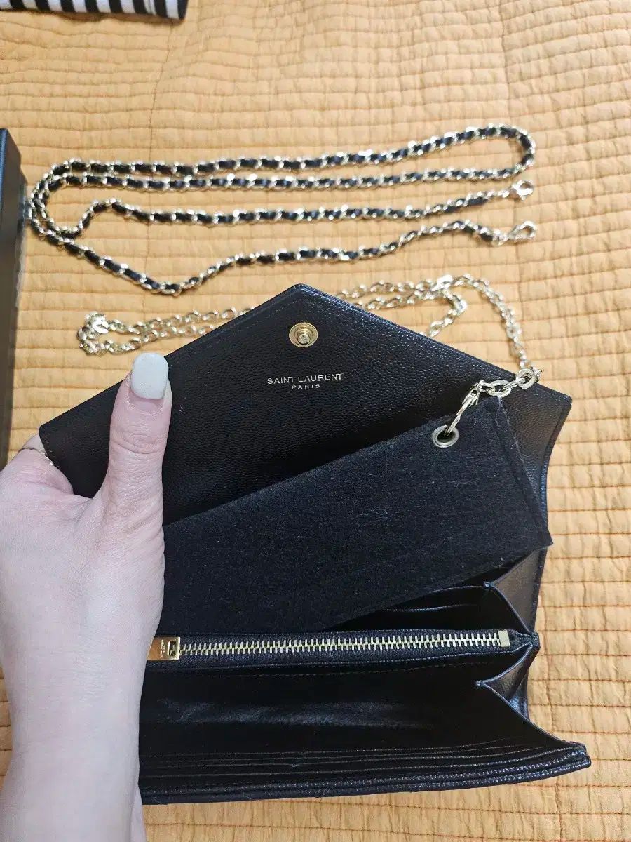 サンローラン ゴールド金具 長財布＆チェーンバッグ DECORATOM_COM_BR