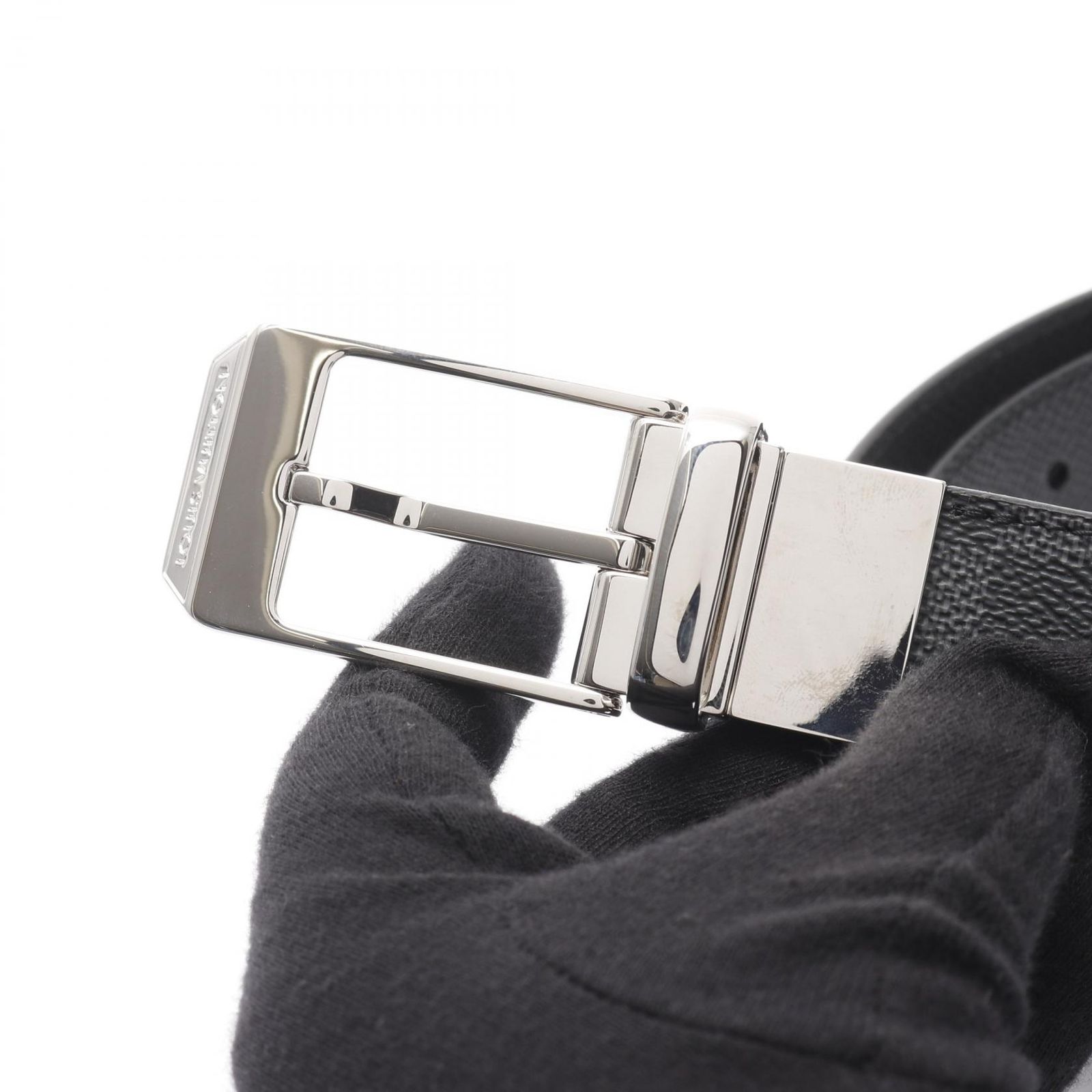 ルイ ヴィトン LOUIS VUITTON ベルト サンチュール シアトル ダミエグラフィット M 6834 PVCコーティングキャンバス メンズ A