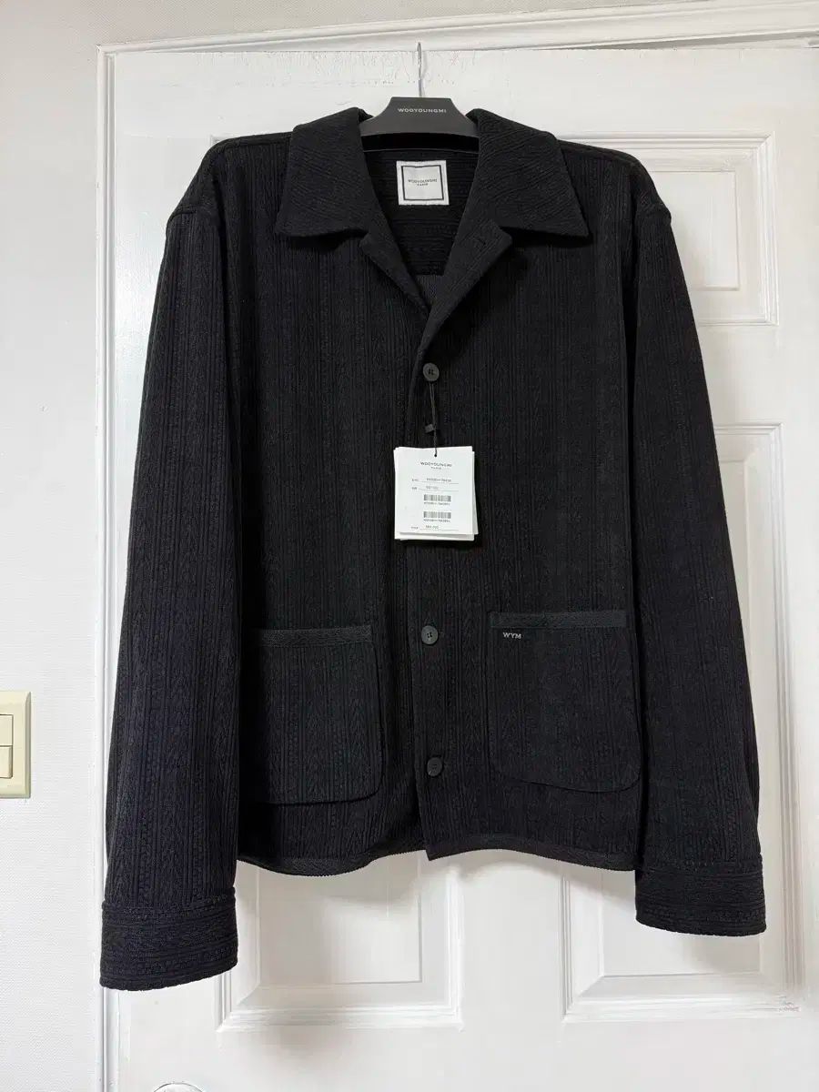 50 25FW WOOYOUNGMI ウーヨンミ ブラック クロシェ シャツ
