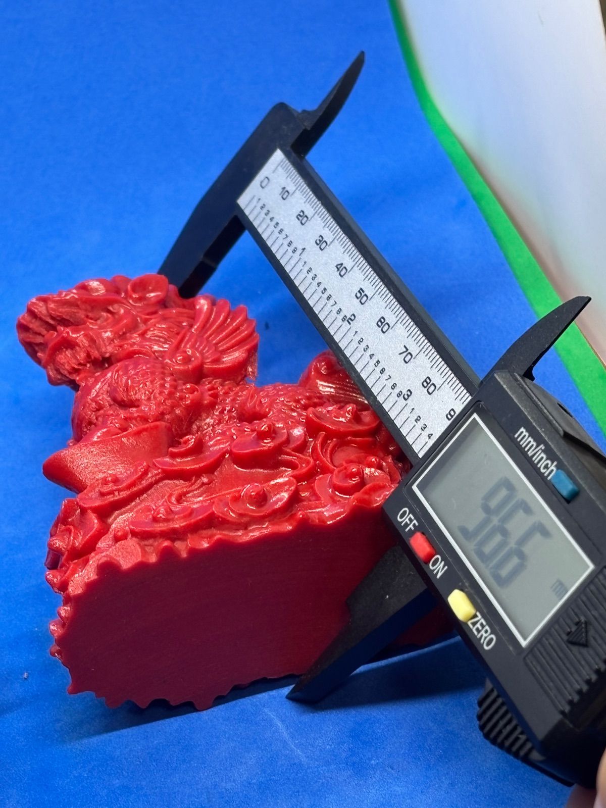 帝王砂 朱砂 辰砂 火麒麟 一対置物 5634 開運守護 帝王砂 朱砂 辰砂 火