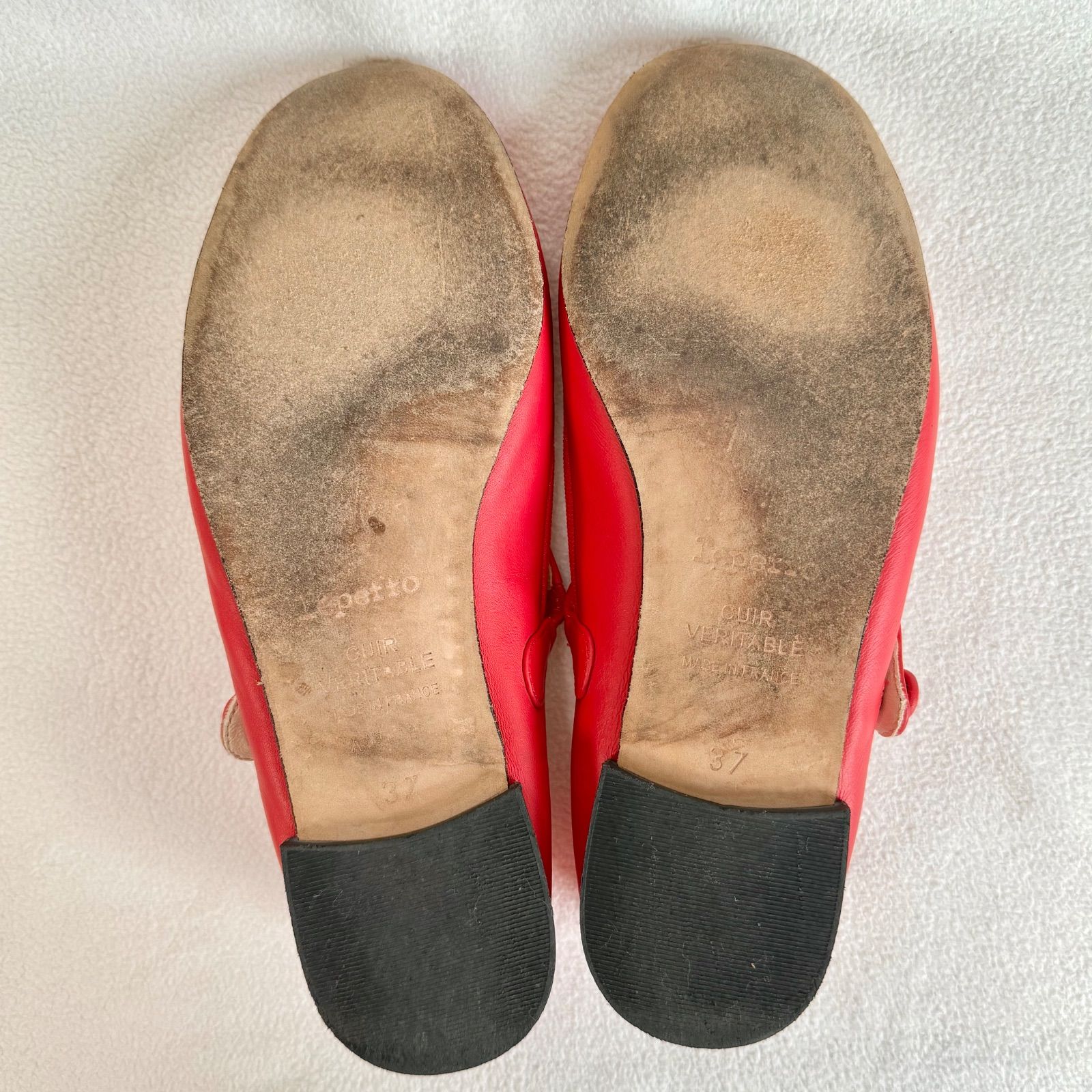 レペット　赤　クレメンス　フラットシューズ　38 ストラップ レペット 赤 クレメンス フラットシューズ 38 ストラップ レペット 赤