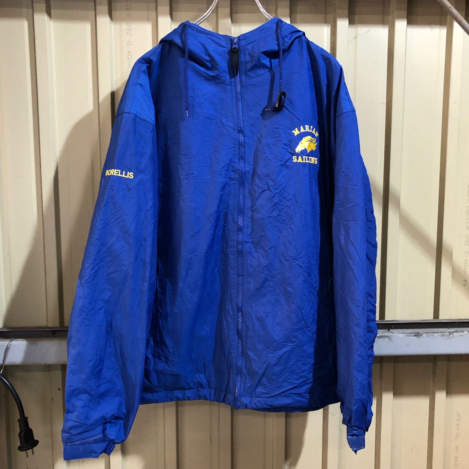 679 PORT AUTHORITY ナイロンプルオーバー ブルー M ポート 
