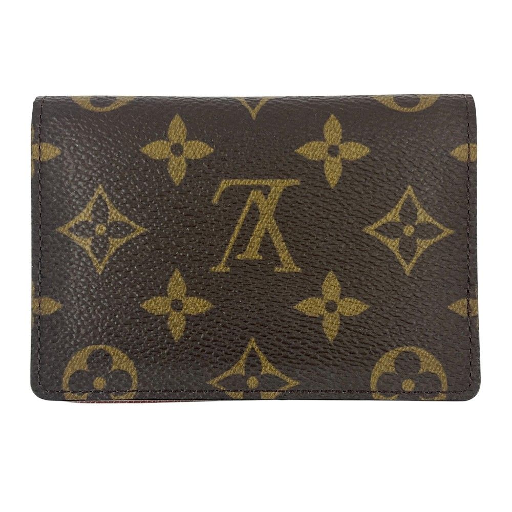 ルイヴィトン ポルト2 カルト ヴェルティカル カードケース パスケース モノグラム ブラウン M60533 462603 10